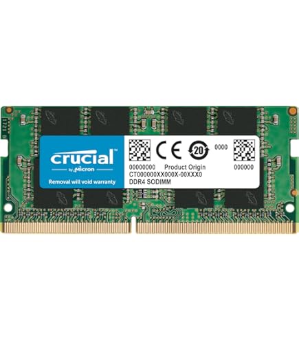 Crucial RAM 16GB DDR4 3200MHz CL22 (or 2933MHz or 2666MHz) Desktop