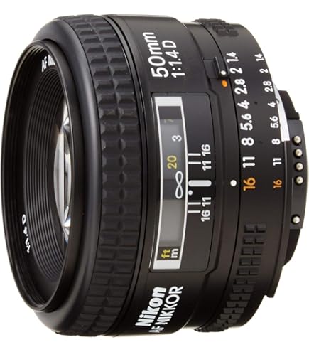 Amazon.com : Nikon AF FX NIKKOR 50mm F/1.4D DSLR Lens with Auto