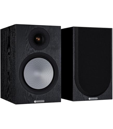 Amazon.com: Monitor Audio Silver 100 New 7G in Black Gloss (Pair