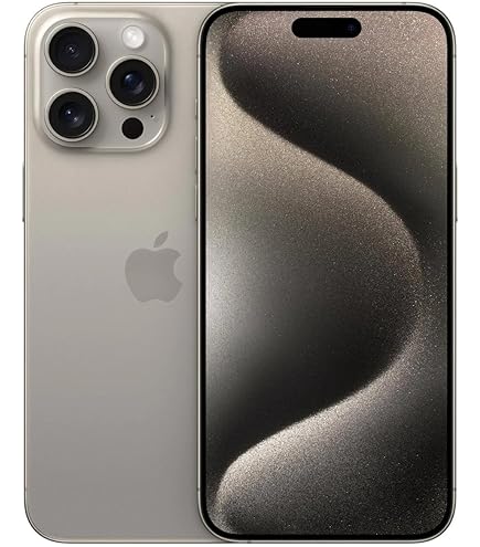 Amazon.com: Apple iPhone 15 Pro Max, 512GB, Natural Titanium