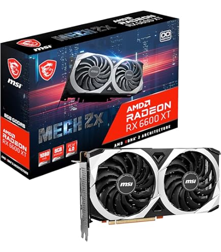 Amazon.com: MSI Radeon RX 6600 MECH 2X 8G Graphics Card 8GB Memory