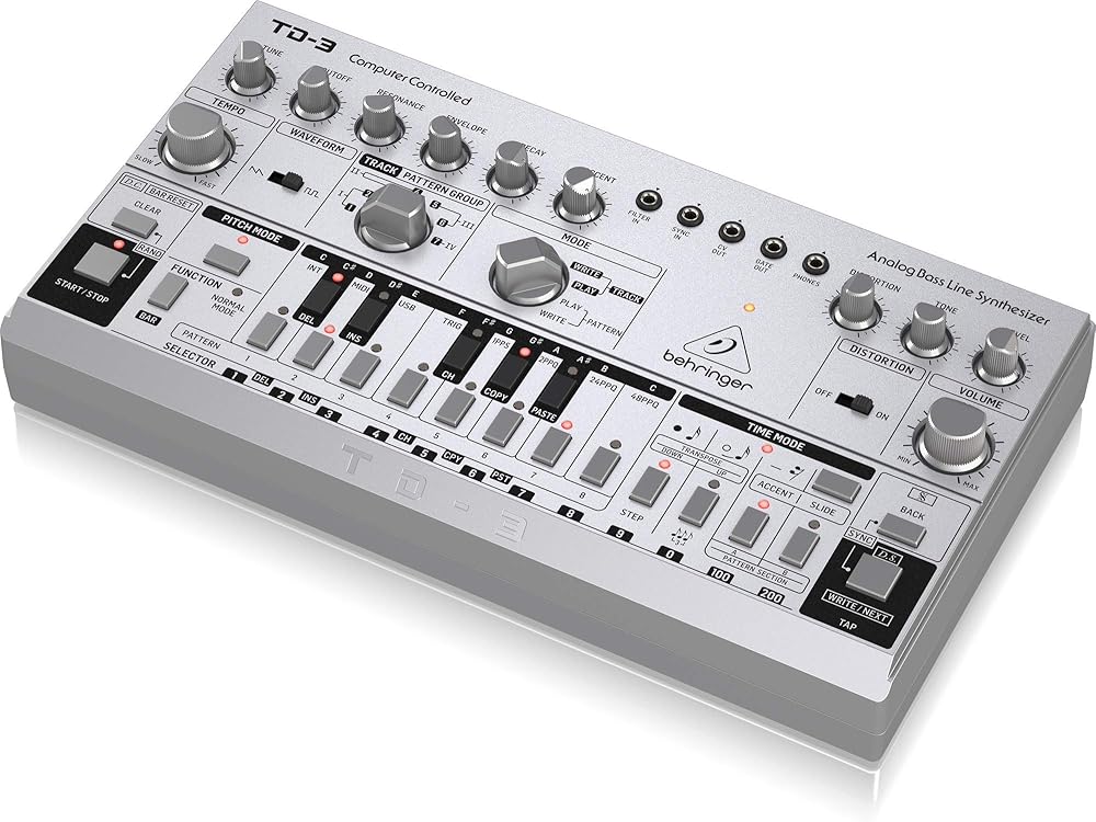 BEHRINGER TD-3 - リーズナブルなRoland「TB-303」のクローンモデル