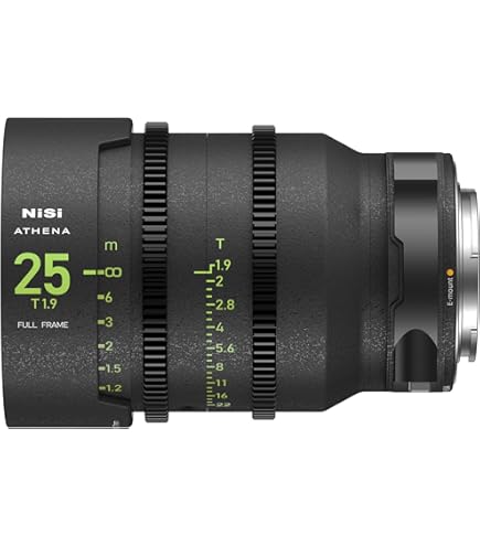 Amazon.com : NiSi 35mm Athena Prime Full Frame Cinema Lens T1.9 (E
