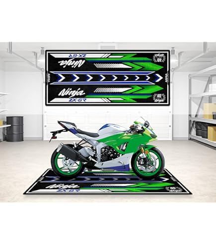 Amazon.com: wibeart MPM Motorcycle Mat for ZX-6R Washable Non