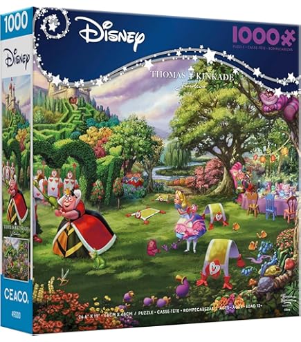 Amazon.com: Schmidt | Thomas Kinkade: Disney Alice in Wonderland