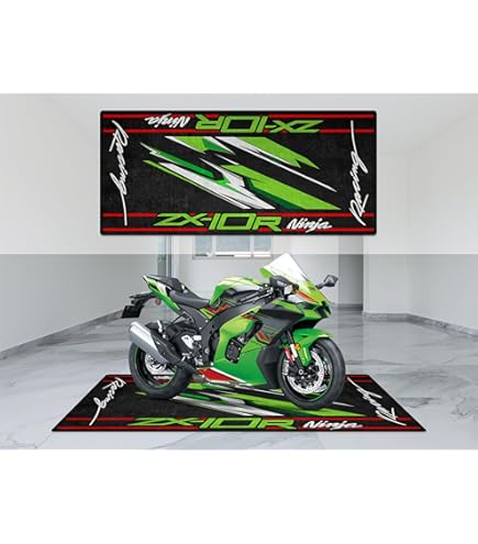 Amazon.com: wibeart Parking Mat for Ninja ZX-6R Series Motorcycle
