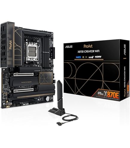 Amazon.com: ASUS ProArt X670E-CREATOR WiFi AMD X670 AM5 Ryzen