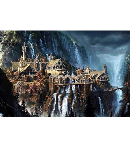Amazon.com: The Lord of The Rings 1000 Piece Jigsaw Puzzle: The