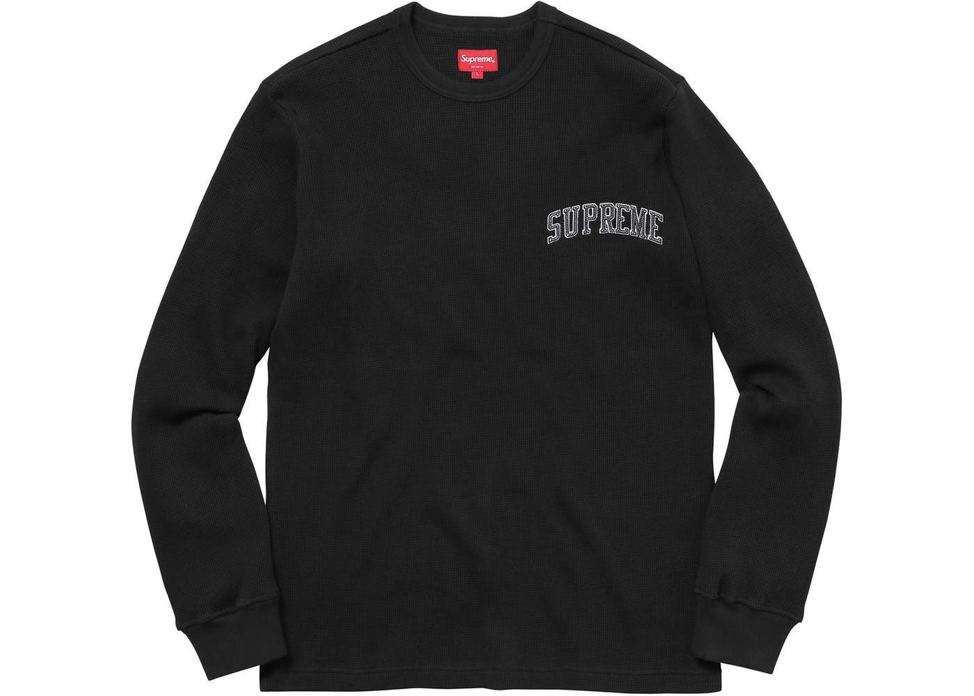 Supreme Arc Logo Long Sleeve Thermal Black - StockX News
