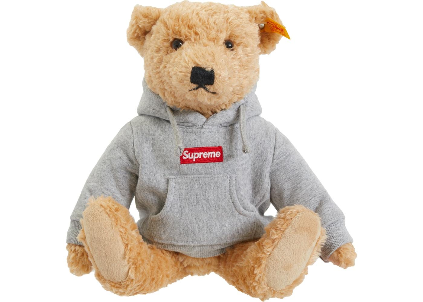 Supreme Steiff Bear Heather Grey - StockX News