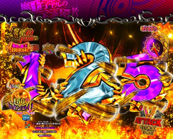 魔王学院の不適合者（パチンコ）】暴虐の魔王BURST（ラッキートリガー