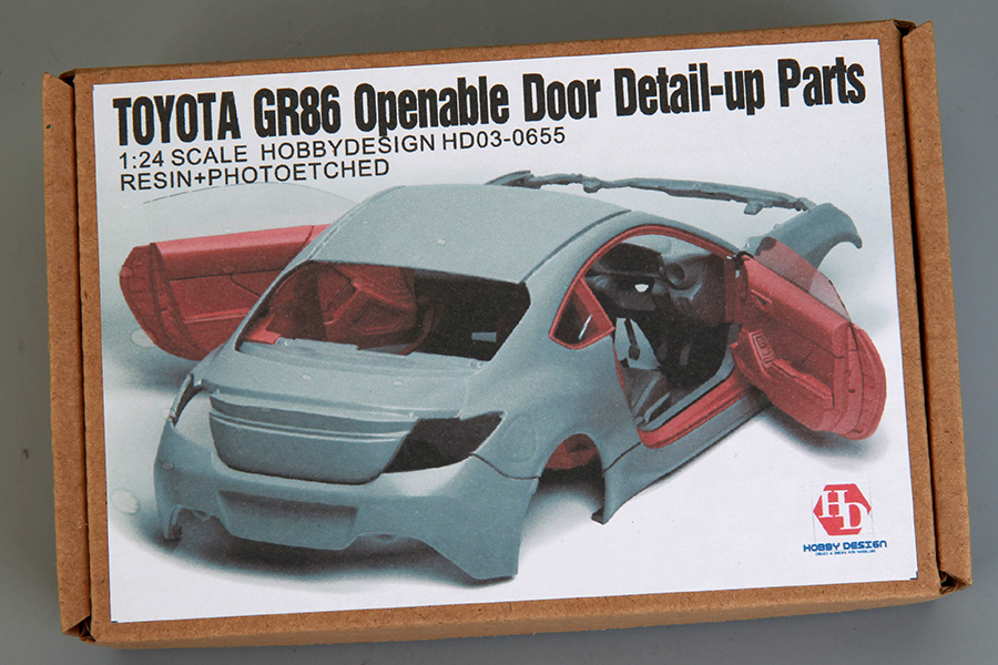 1/24 car model Toyota GR86 Openable Door Detail-up Parts-Hobby Design