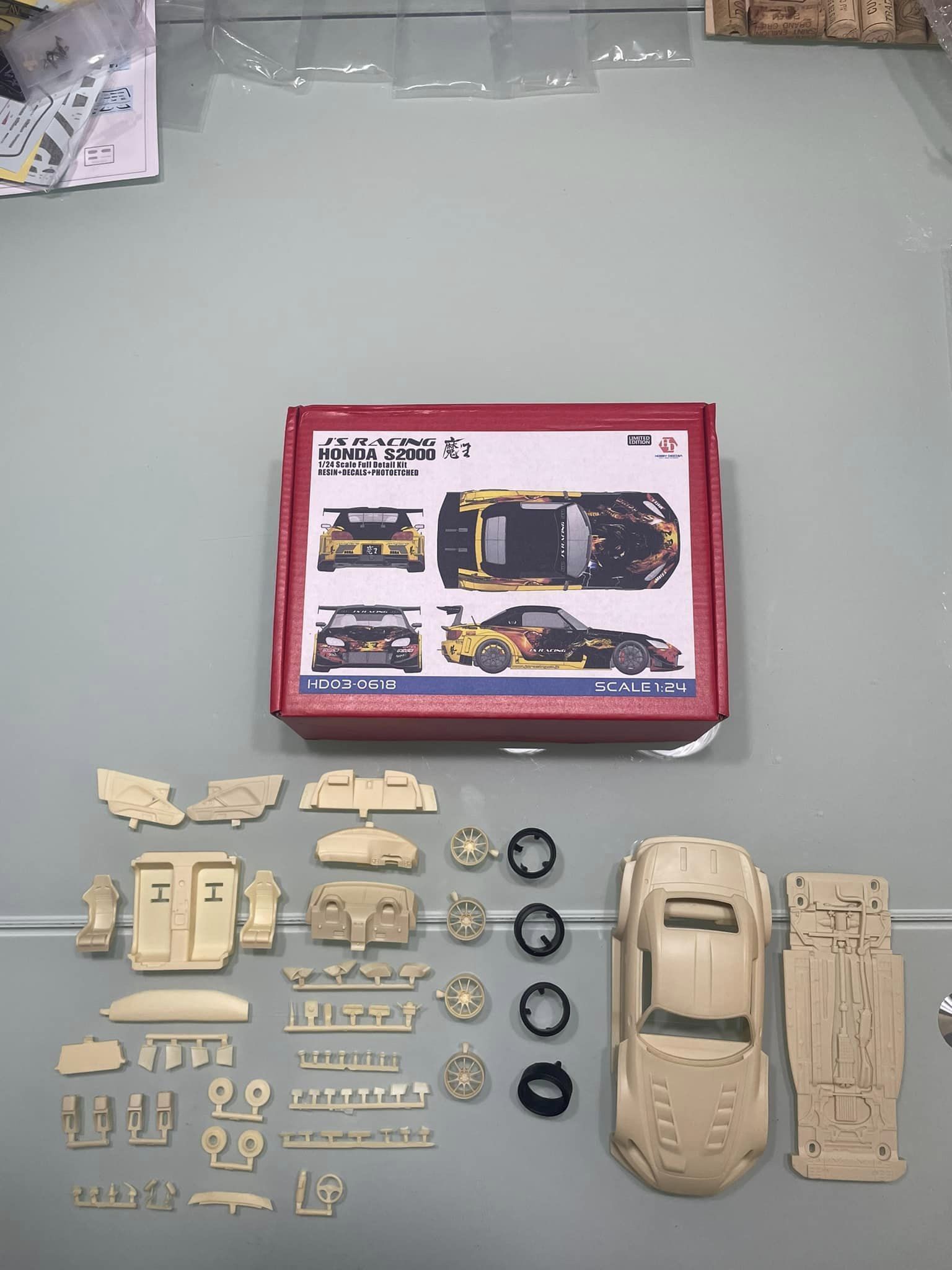 1/24 scale model car kit JS' Racing Honda S2000 魔王 Full Detail