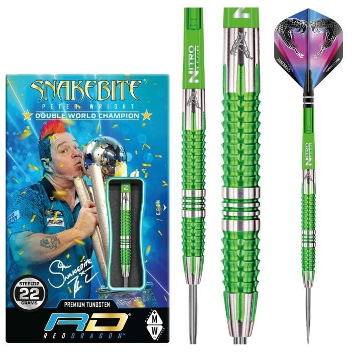 Red Dragon Peter Wright Snakebite World Champion Torpedo SE Darts