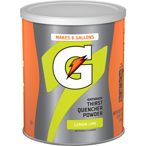 Gatorade Thirst Quencher Powder Lemon Lime Artificially Flavored
