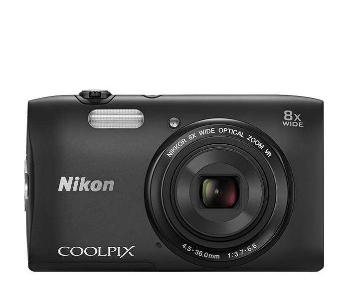 Nikon COOLPIX S3600 Black | Point & Shoot Cameras | Nikon