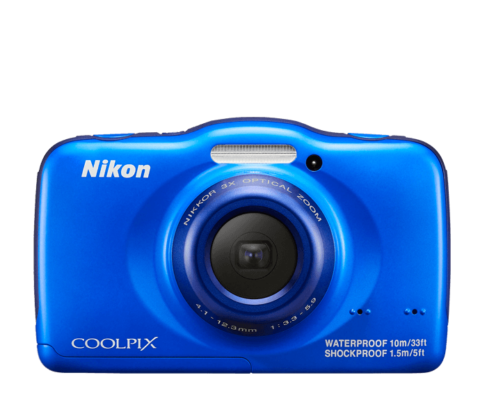 Nikon COOLPIX S32 Blue | Point & Shoot Cameras | Nikon
