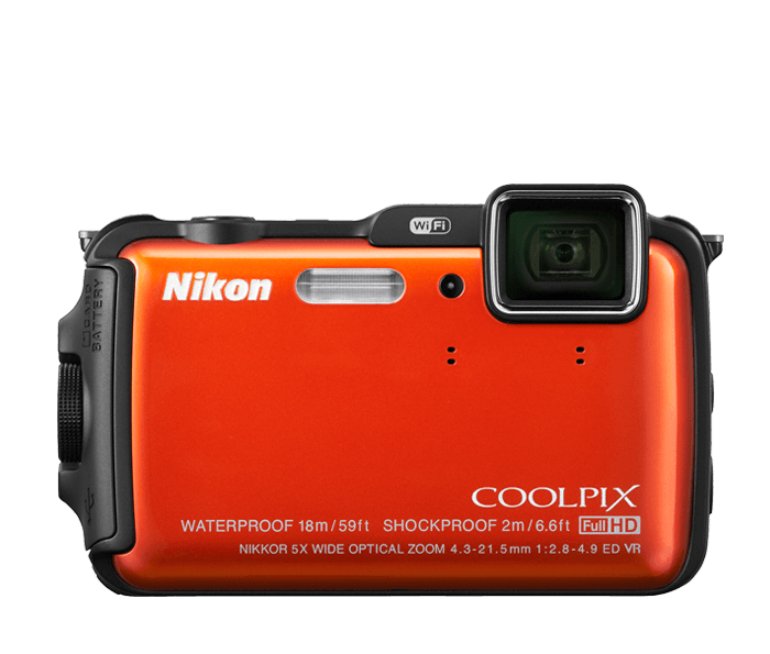 Nikon COOLPIX AW120 Orange | Point & Shoot Cameras | Nikon USA
