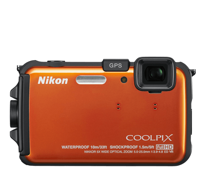 Nikon COOLPIX AW100 Orange | Point & Shoot Cameras | Nikon USA