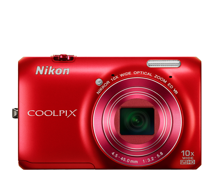 Nikon COOLPIX S6300 Red | Point & Shoot Cameras | Nikon