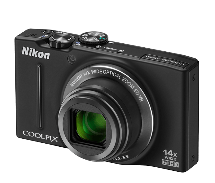 Nikon COOLPIX S8200 Black | Point & Shoot Cameras | Nikon