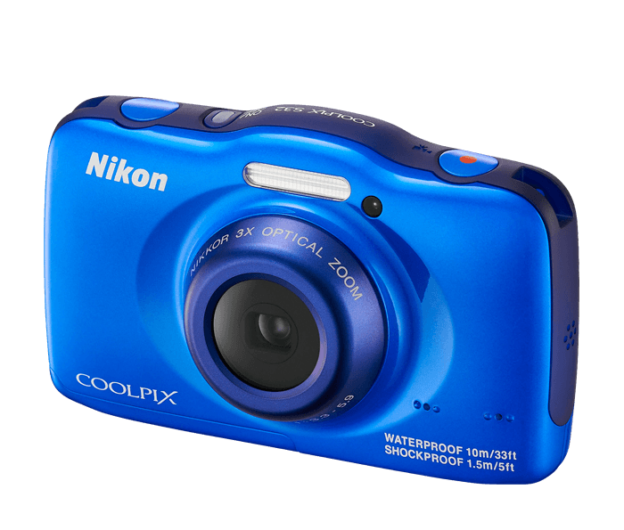 Nikon COOLPIX S32 Blue | Point & Shoot Cameras | Nikon