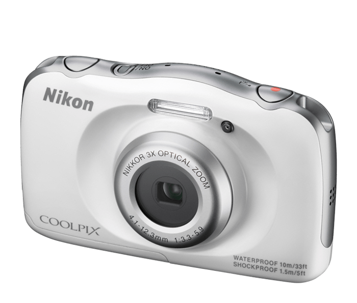 Nikon COOLPIX S33 White | Point & Shoot Cameras | Nikon