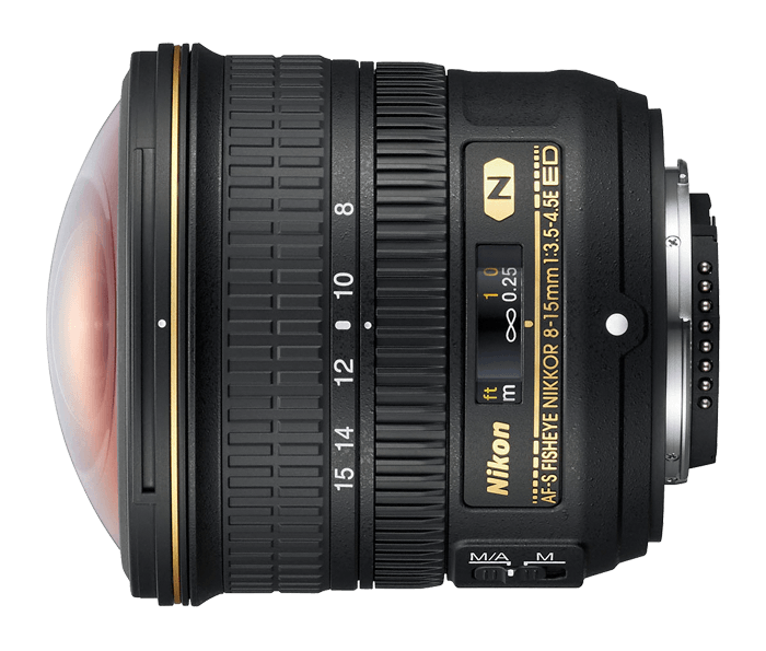 Nikon AF-S FISHEYE NIKKOR 8-15mm f/3.5-4.5E ED | DSLR Lenses