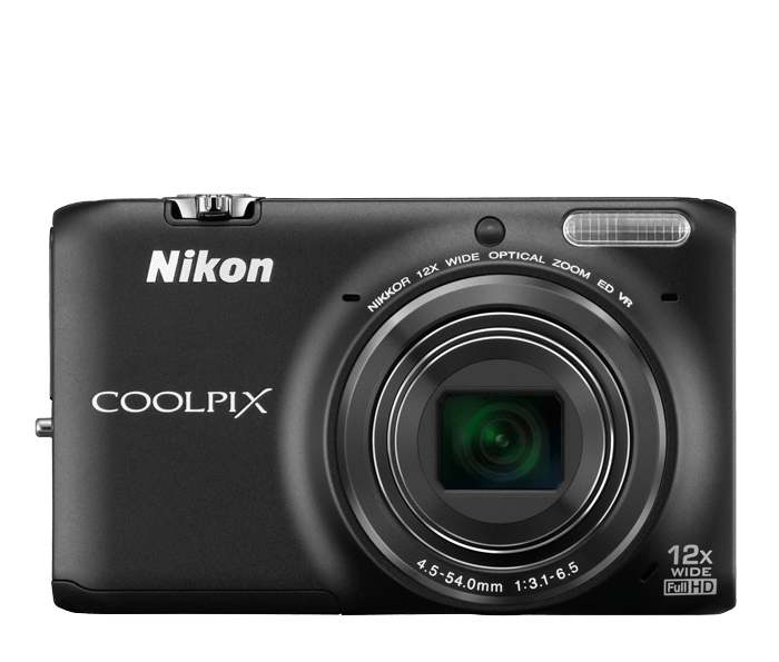 Nikon COOLPIX S6500 Black | Point & Shoot Cameras | Nikon