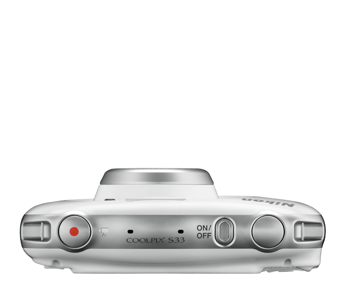 Nikon COOLPIX S33 White | Point & Shoot Cameras | Nikon