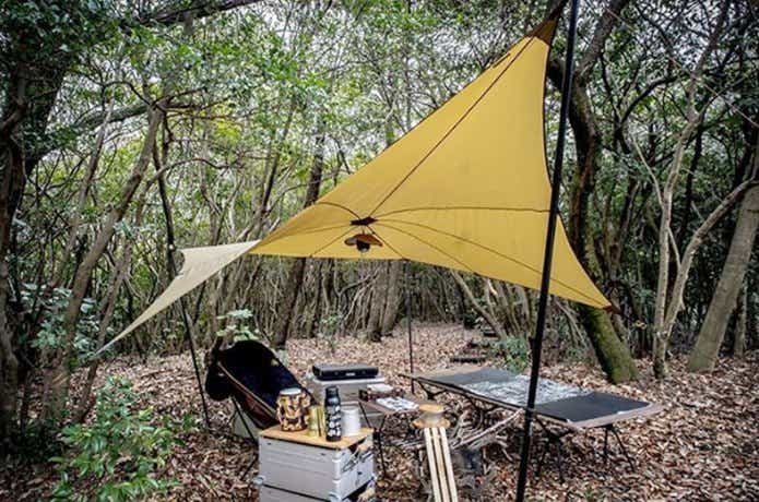 一目惚れ必至！？知る人ぞ知る軽量タープが大人気「windy and rainy