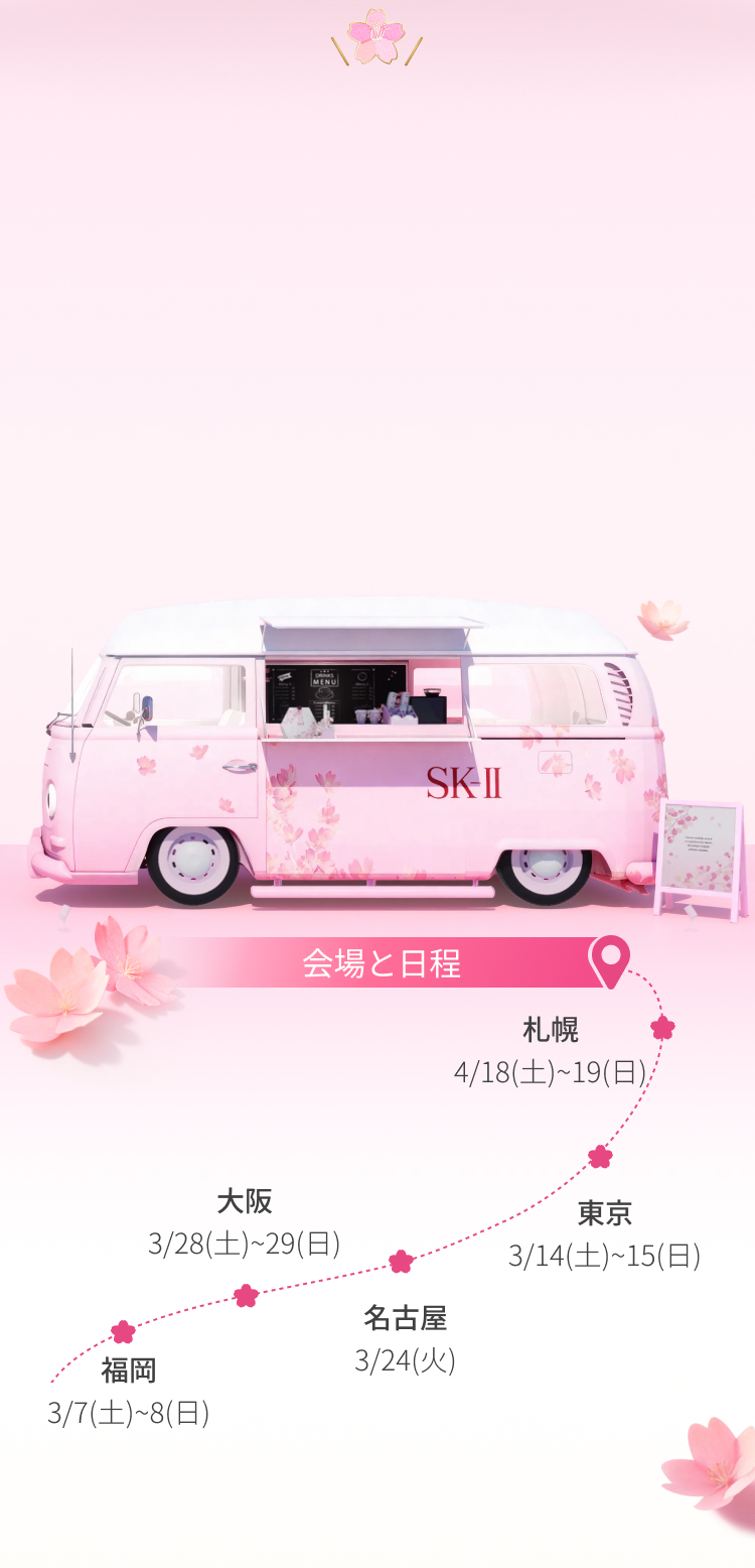 2026 数量限定 ニューライフ 桜 トライアルキット | SK-II 日本