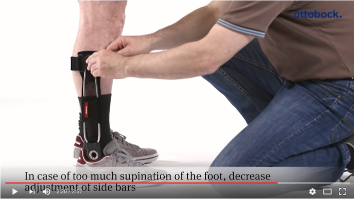 50K4=3 膝OA用AFO アジリウム フリーステップ3.0