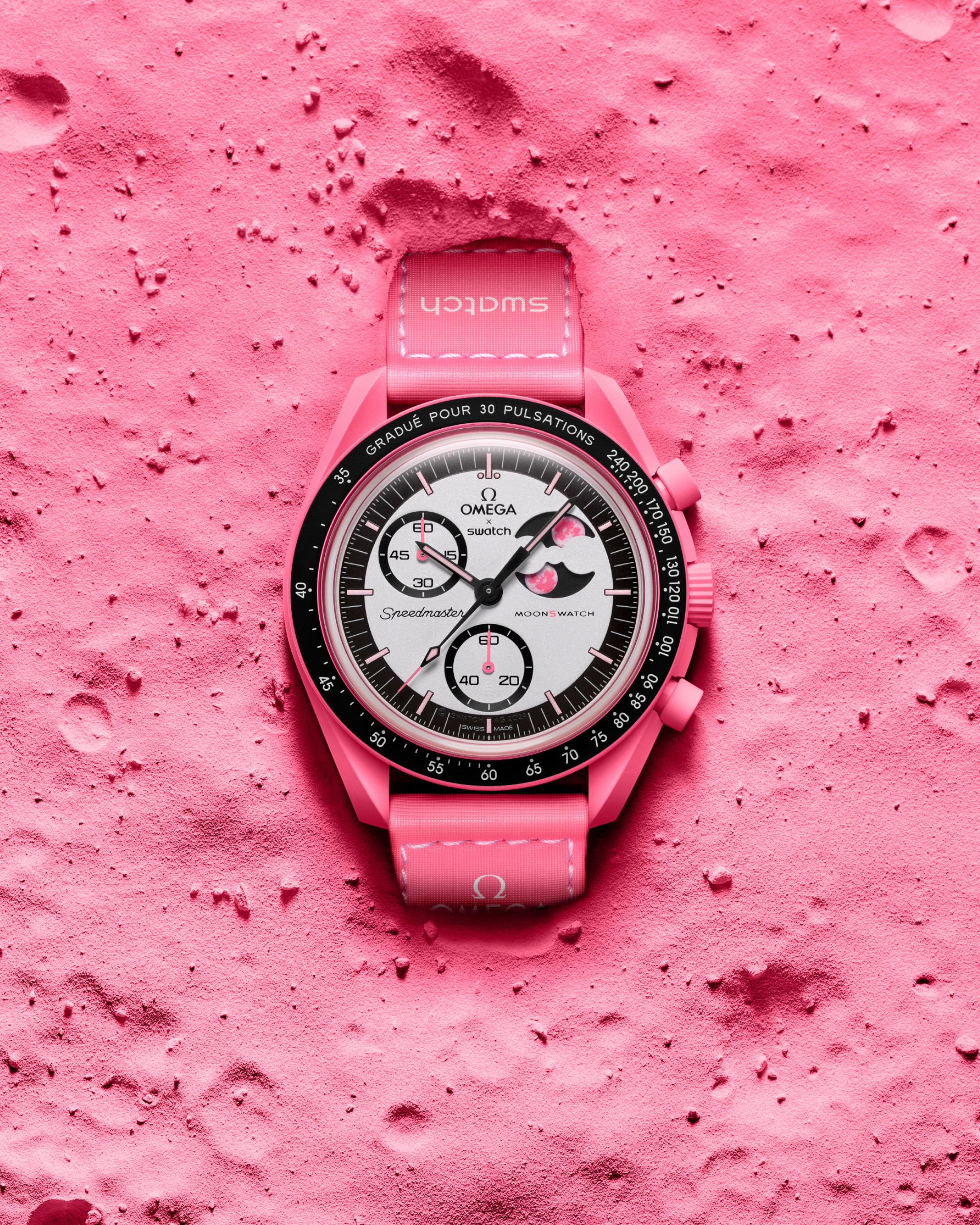 Introducing the Bioceramic MoonSwatch MISSION TO THE PINK