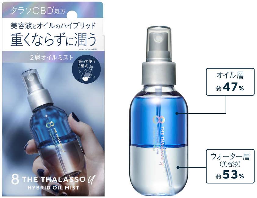 美容液とオイルのハイブリッド！重くならずに潤う「2層式オイルミスト