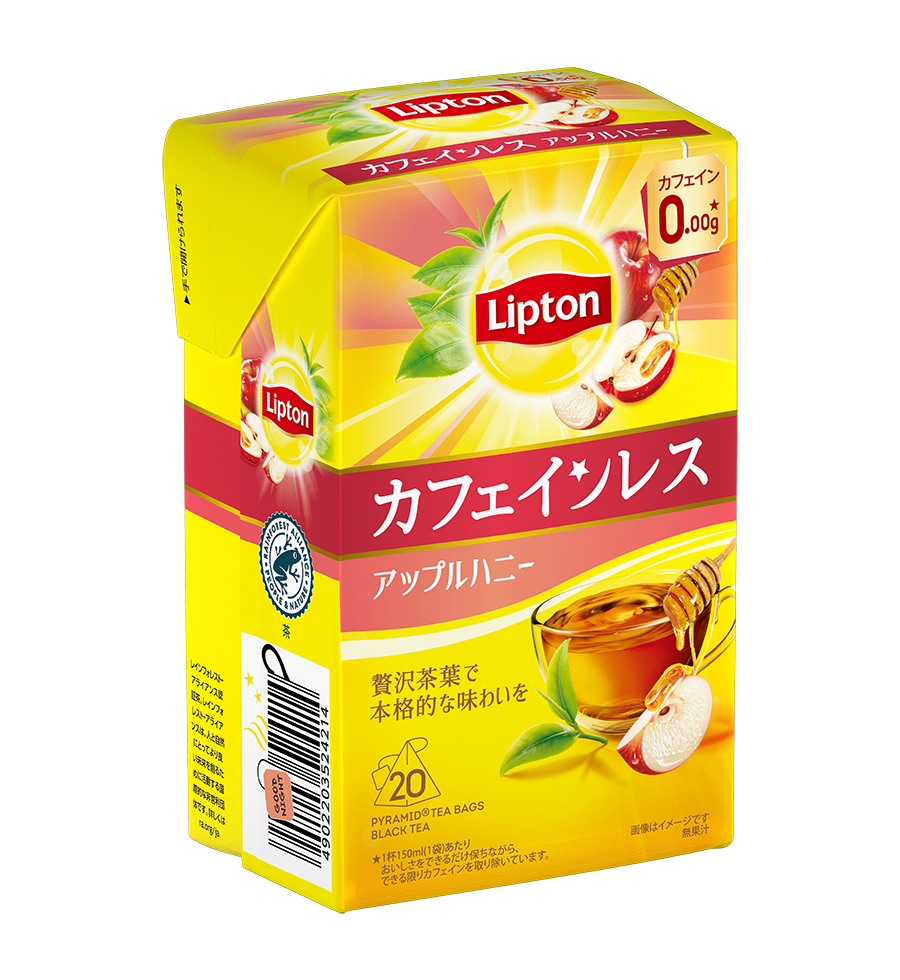 リプトン カフェインレスティー アップルハニーティーバッグ 20袋