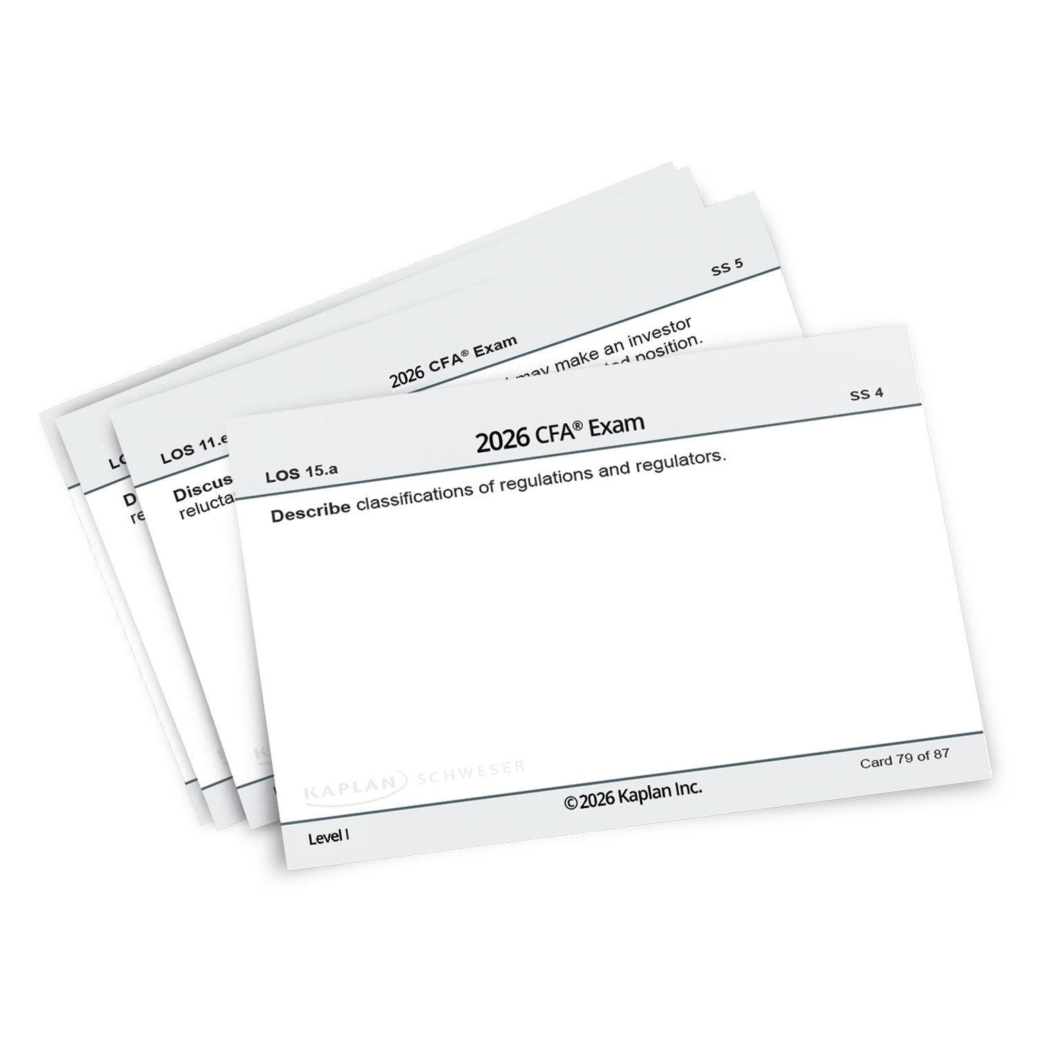 CFA Level 1 Flashcards - Kaplan Schweser