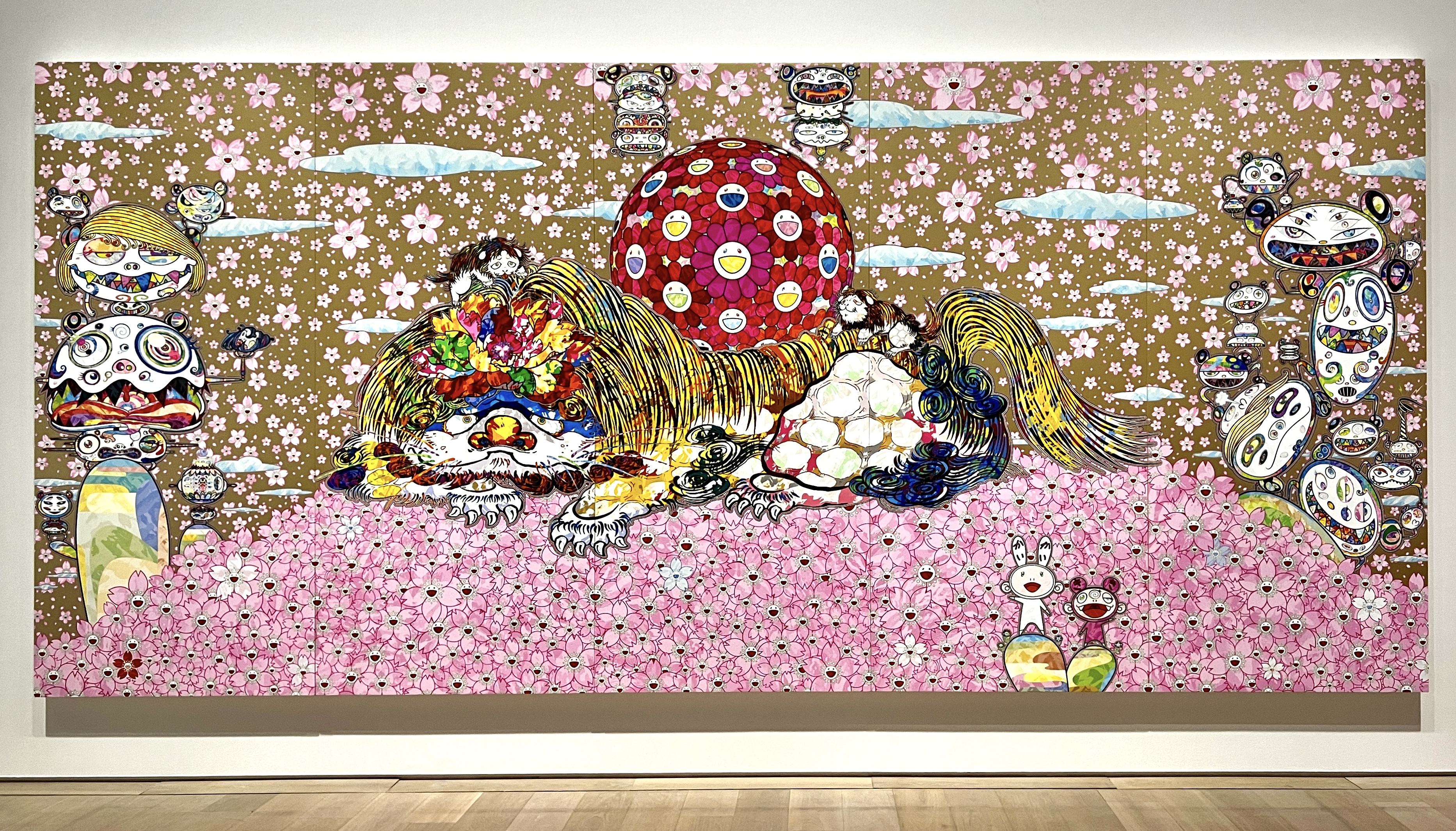 京都の舞妓さん青に桜【村上隆もののけ京都】 即日発送】村上隆