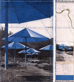 Christo + Jeanne-Claude “The Umbrellas Japan-USA 1984-91 A