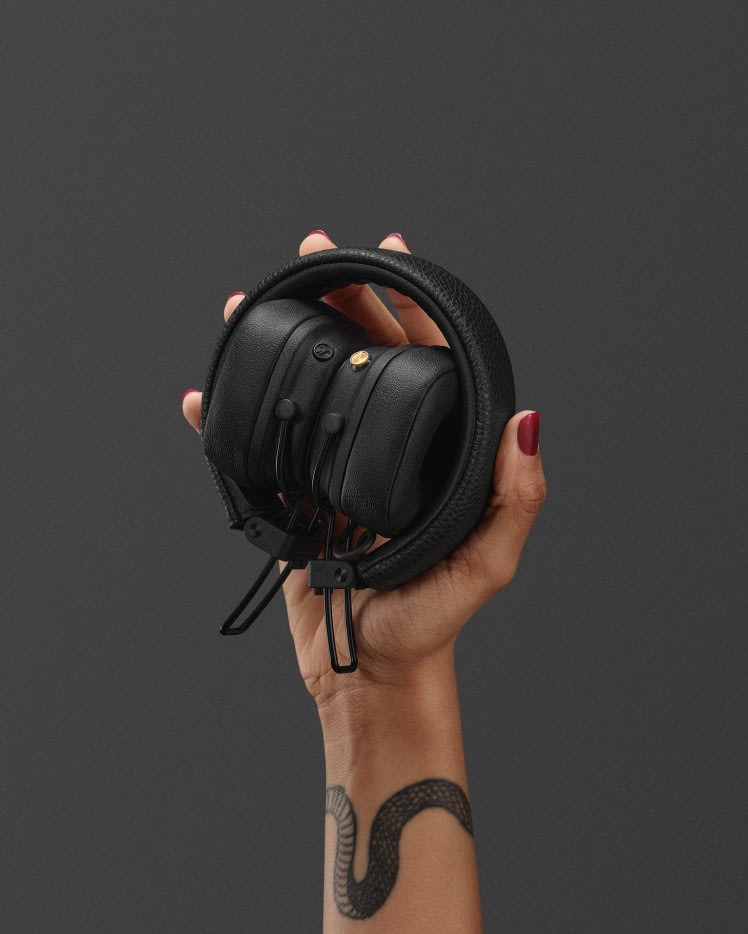 Major V Black - オンイヤーヘッドホン | Marshall.com