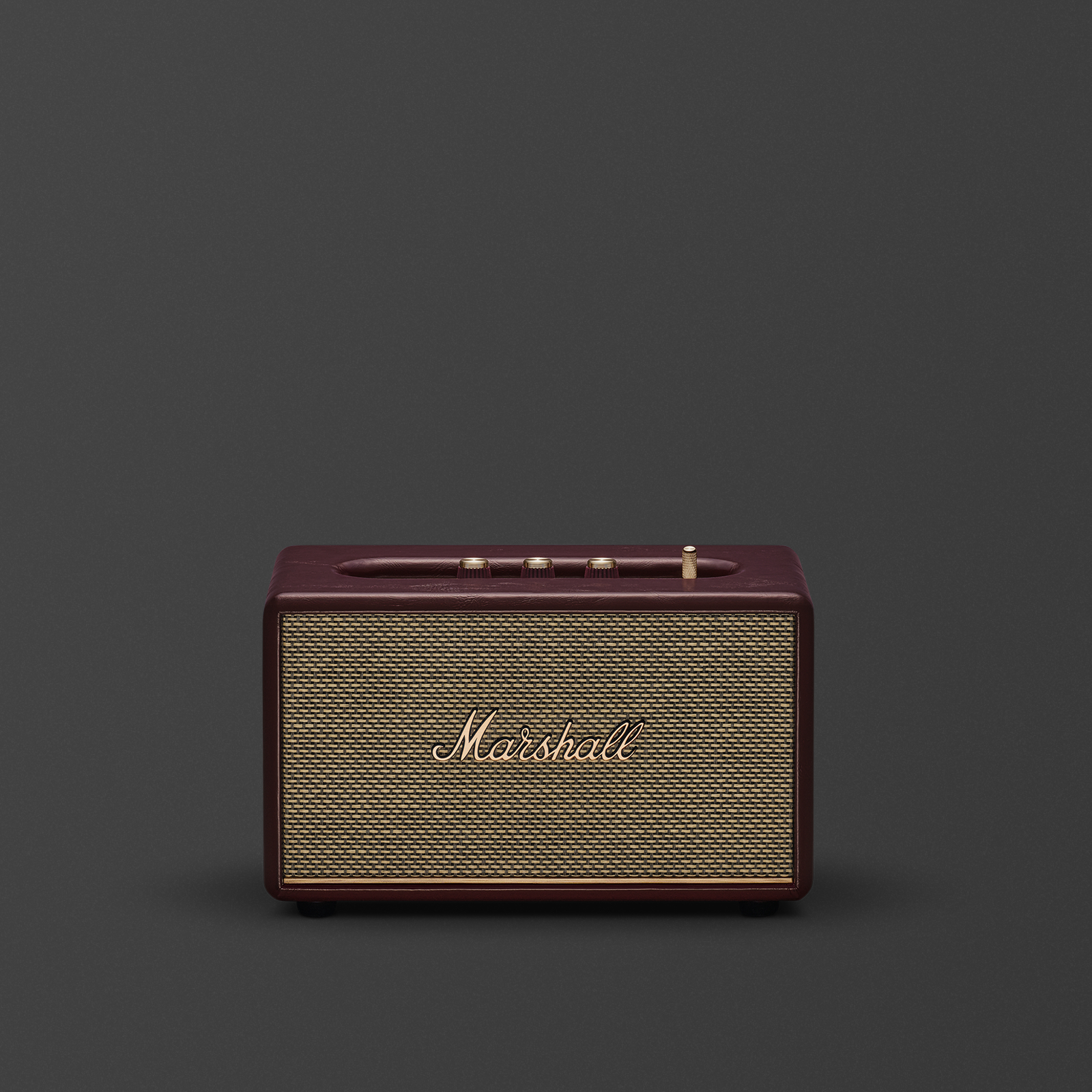 Acton III Burgundy compact Bluetooth speaker | Marshall.com