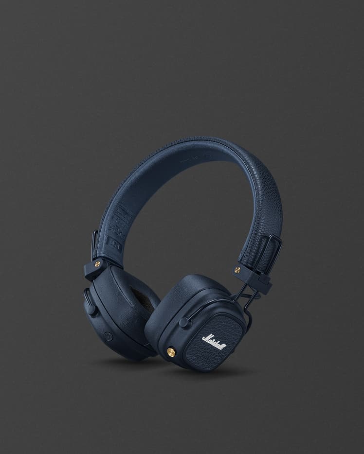 Major V Midnight Blue - On-ear headphones | Marshall.com