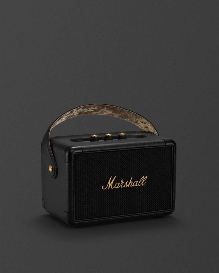 Kilburn II Black and Brass - ポータブルスピーカー | Marshall.com