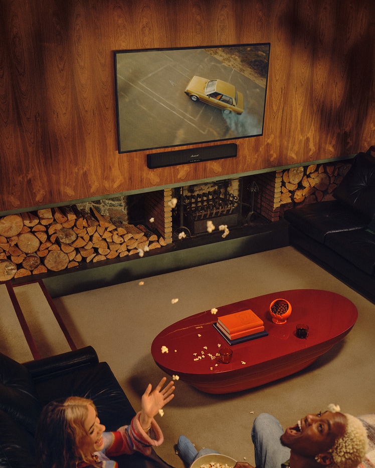 Heston 60 Black - immersive TV soundbar | Marshall.com