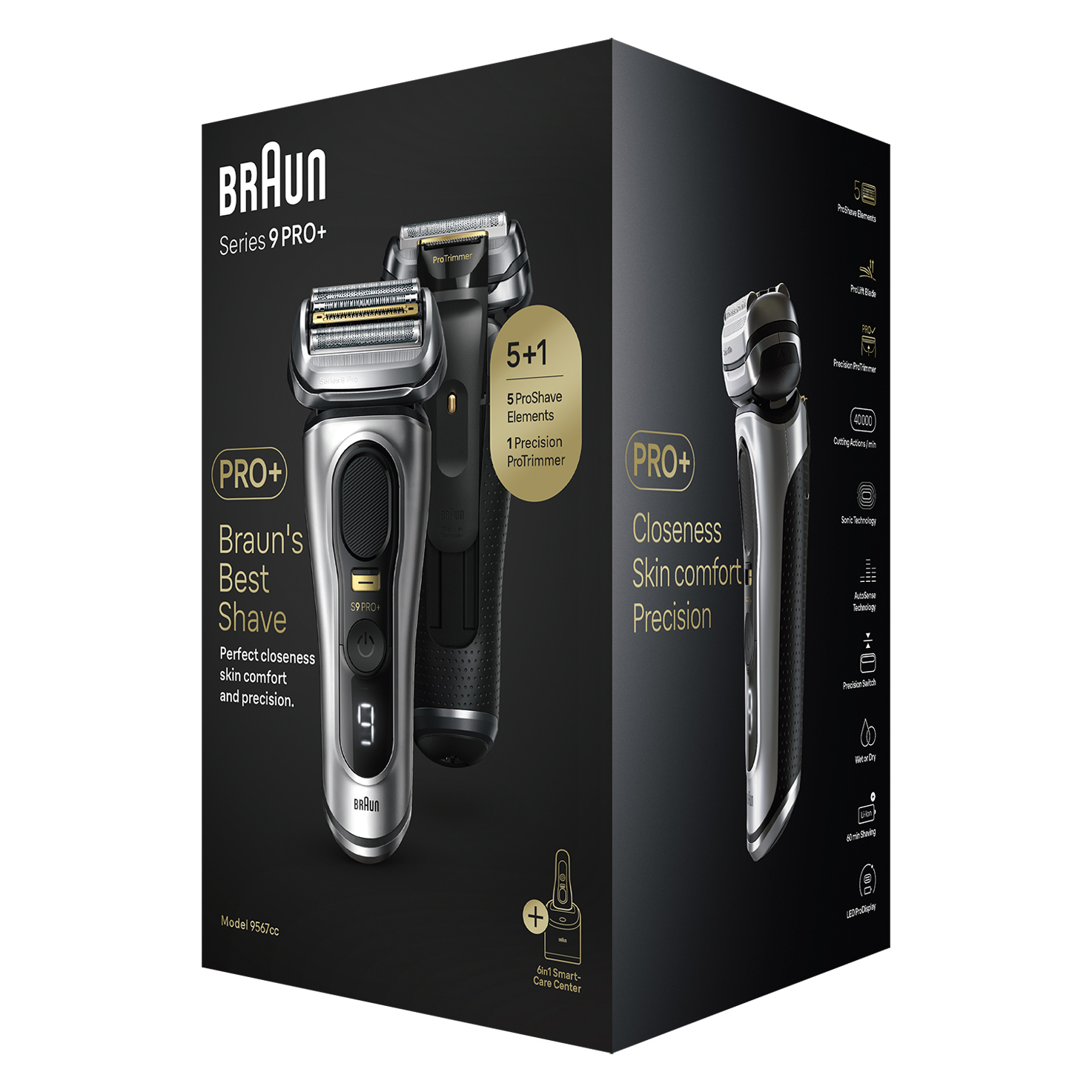 Braun Series 9 Pro+ Electric Shavers For Clean Shave | Braun AU