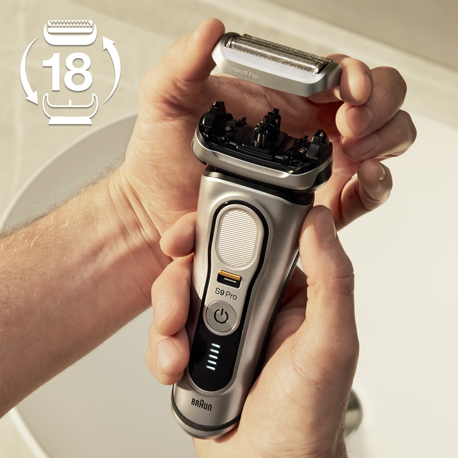Series 9 Pro Electric Shaver 9465cc with PowerCase| Braun US