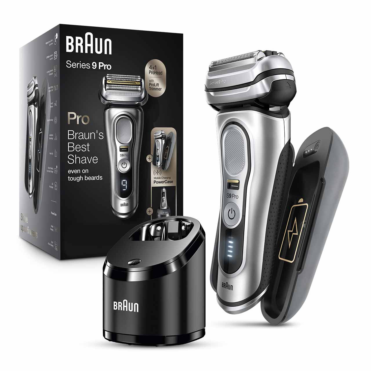 Braun Series 9 Pro Electric Shaver with Powercase | Braun US