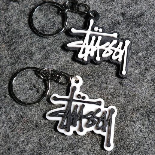 🗝️ Stussy Keychain・ STL File for 3D printing・Cults
