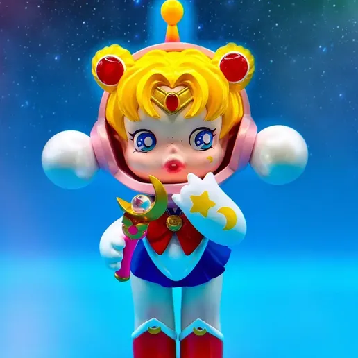 🌙 skullpanda sailor moon・ STL File for 3D printing・Cults