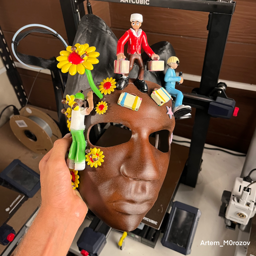 🎨 Chromakopia Mask X Tyler, the Creator Eras・ 3D File for 3D